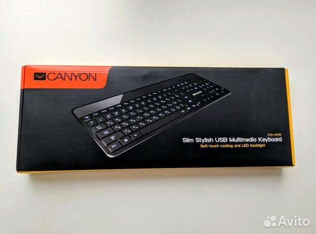 Клавиатура Canyon CNS-HKB5 с LED-подсветкой
