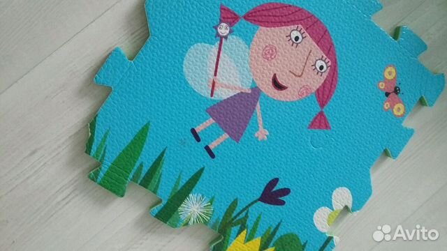 Развивающий теплый и легкий коврик-пазл эва