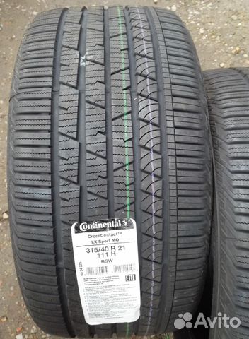 Новые Continental CrossContact LX Sport 315/40R21 Новые Continental CrossContact LX Sport 315/40R21