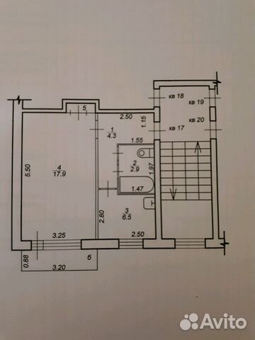 1-к квартира, 33 м², 5/5 эт.