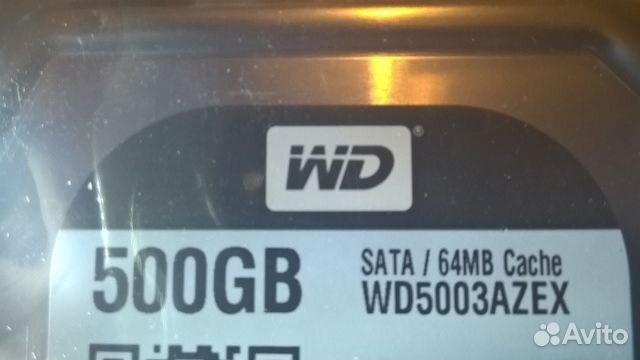Новый жесткий диск 500Гб WD5003azex Black