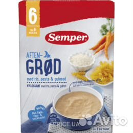 Детское питание из Финляндии, каши Semper