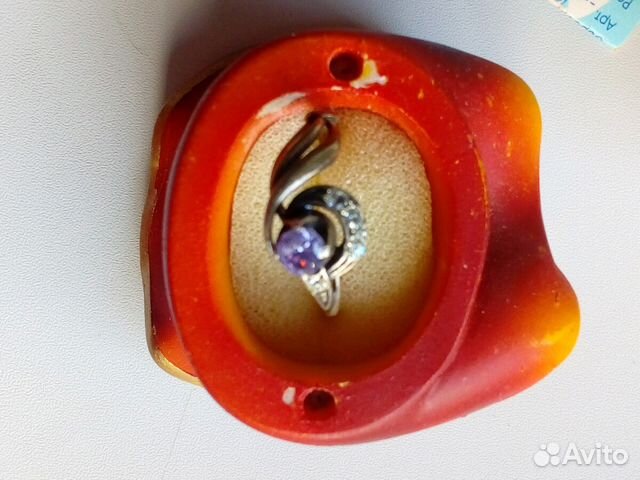 Кольцо р-р 18,5 серебро новое в футляре 