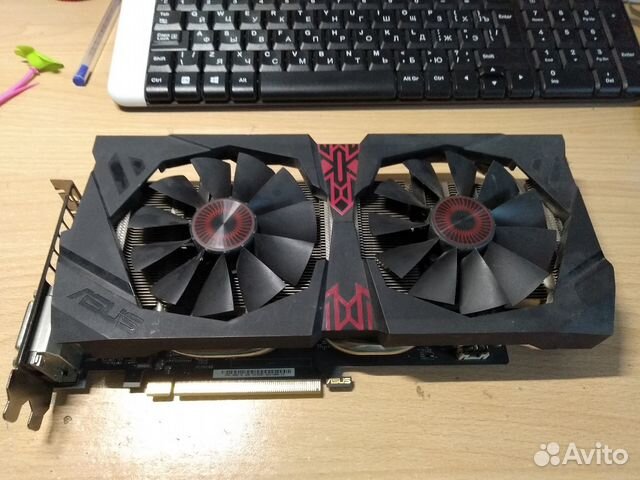 Видеокарта Radeon R9 380 2Gb asus аналог 1050ti