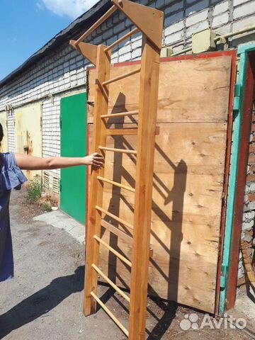 Детская шведская стенка из дерева Детская шведская стенка из дерева