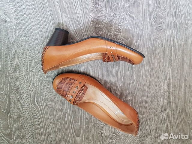 Женские туфли, кожаные, новые р.35