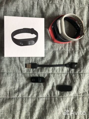 Xiaomi mi band 2 с зарядкой и ремешками