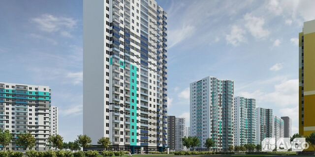 1-к квартира, 40.5 м², 12/21 эт.