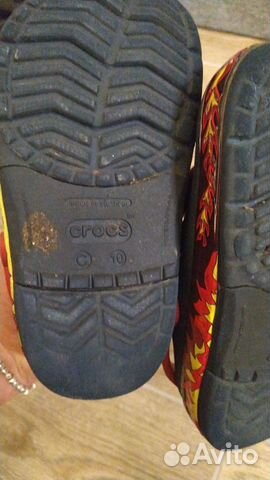Сабо Crocs размер 27-28 (с10) с подсветкой глаза д Сабо Crocs размер 27-28 (с10) с подсветкой глаза д