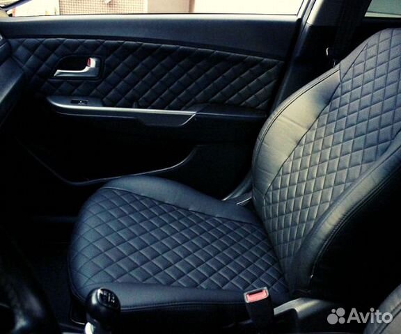 Авточехлы из экокожи для Kia Rio Киа Рио Авточехлы из экокожи для Kia Rio Киа Рио
