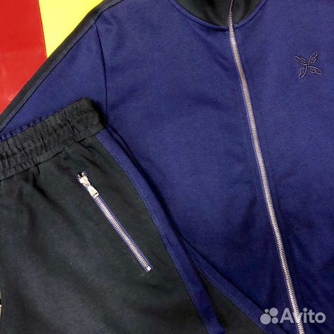 Brioni мужской спортивный костюм тёмно-синий Brioni мужской спортивный костюм тёмно-синий