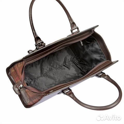 Кожаная сумка Gianni Conti 2433434 dark brown