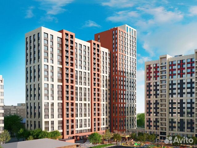 1-к квартира, 38.9 м², 14/19 эт. 1-к квартира, 38.9 м², 14/19 эт.