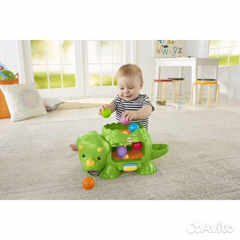 Динозавр Fisher Price с шариками Динозавр Fisher Price с шариками