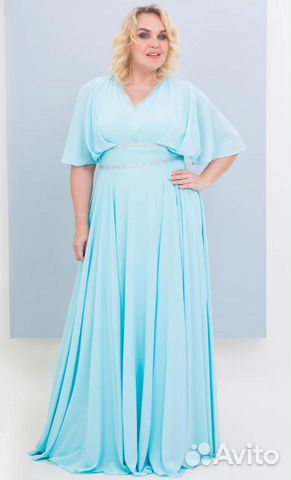 Платье в пол 56-58 размер