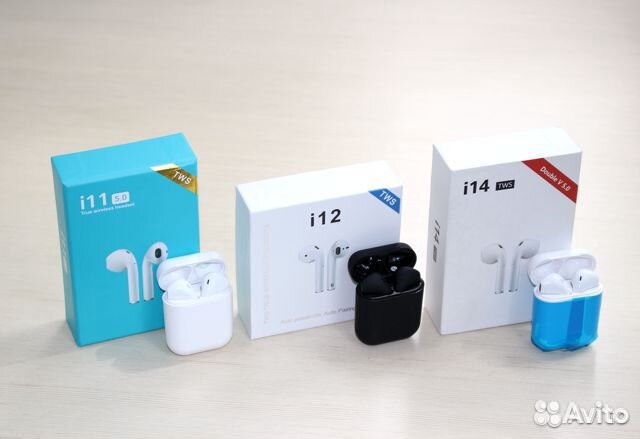 Airpods Наушники I10/I11/I12s/I14s/I30