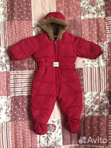 Комбинезон детский демисезон Benetton Baby 56-62 Комбинезон детский демисезон Benetton Baby 56-62