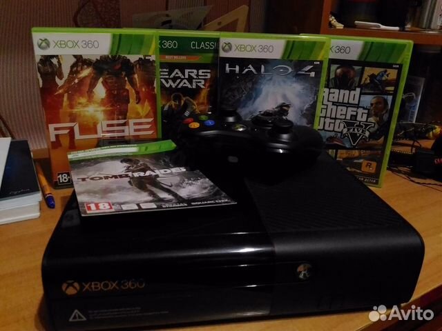 Xbox 360 Slim 250gb + игры