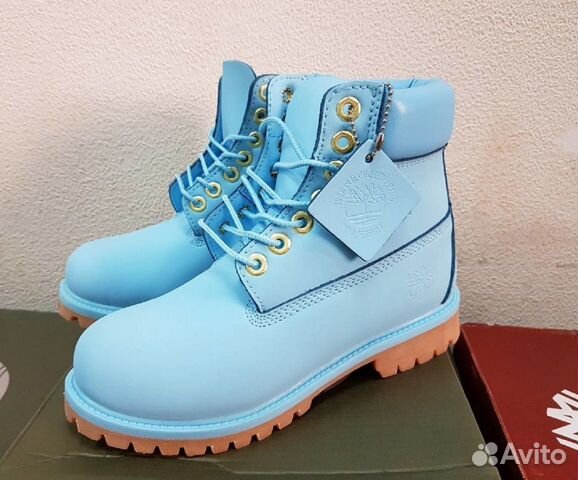 all blue timberlands