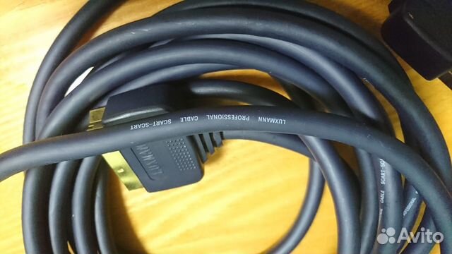 Кабель luxmann professional cable scart-scart Кабель luxmann professional cable scart-scart