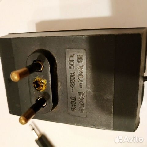 Блок питания 70mA, 9v Блок питания 70mA, 9v