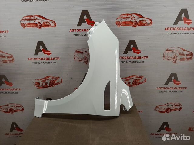 Крыло переднее левое Kia Rio 3 (2011-17) белое