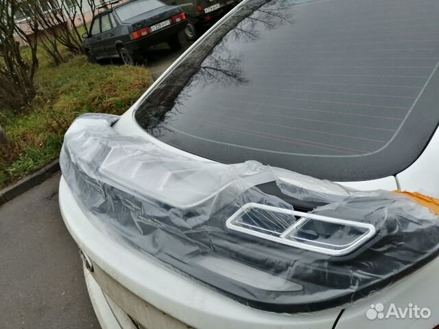 Hyundai Sonata задний спойлер губа задний бампер
