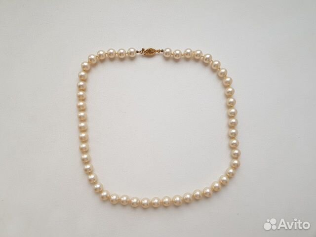 Винтажное колье ожерелье бусы из жемчуга Винтажное колье ожерелье бусы из жемчуга