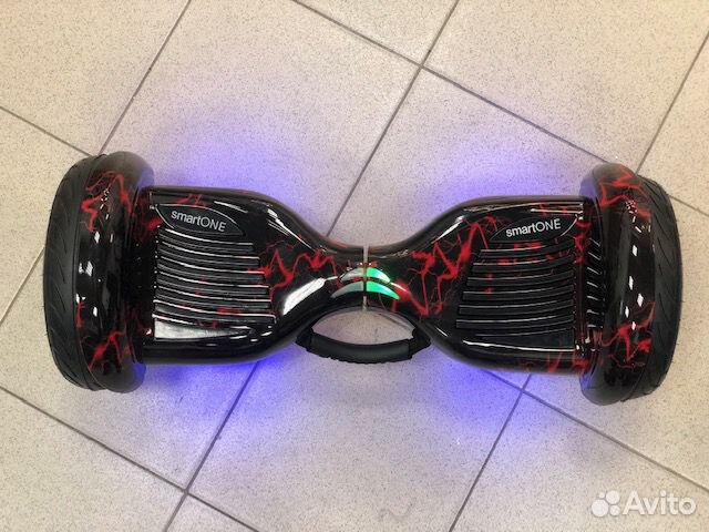 Гироскутер smartONE 10,5 Аквазащита Красная молния