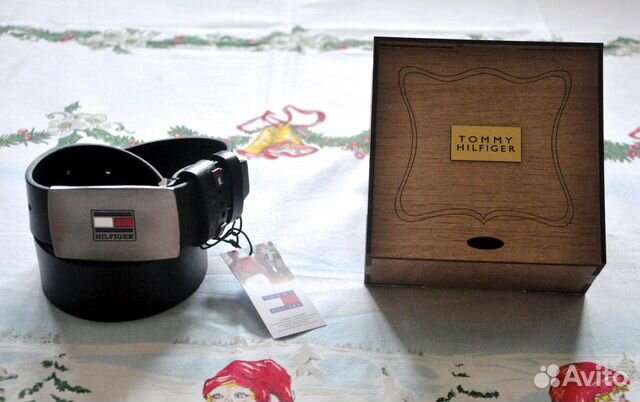 Мужской ремень / Tommy Hilfiger / новый (черный)