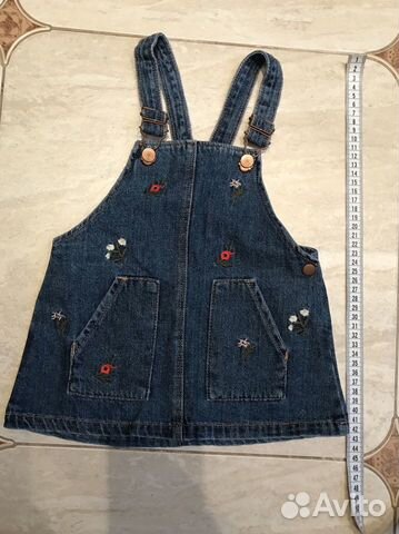 Джинсовый комбинезон Zara 86размер Джинсовый комбинезон Zara 86размер