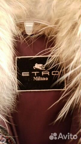 Пуховик Etro Пуховик Etro