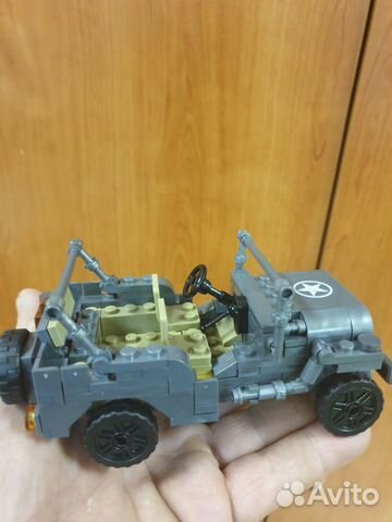Лего/Lego/аналог Военная машина Виллис 2WW Лего/Lego/аналог Военная машина Виллис 2WW