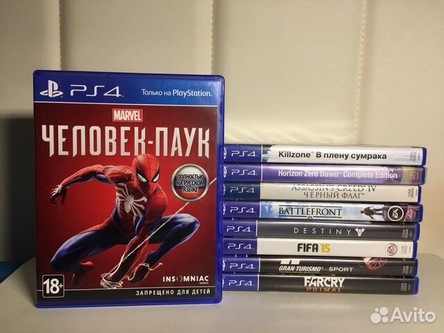 Игра PS4 человек паук