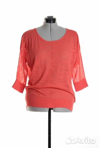 Джемпер трикотажный dkny, хлопок, L, 46-48 Джемпер трикотажный dkny, хлопок, L, 46-48