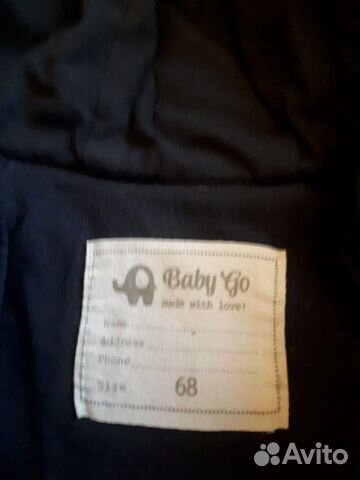 Комбинезон Baby go. осень-весна. Размер 68-74