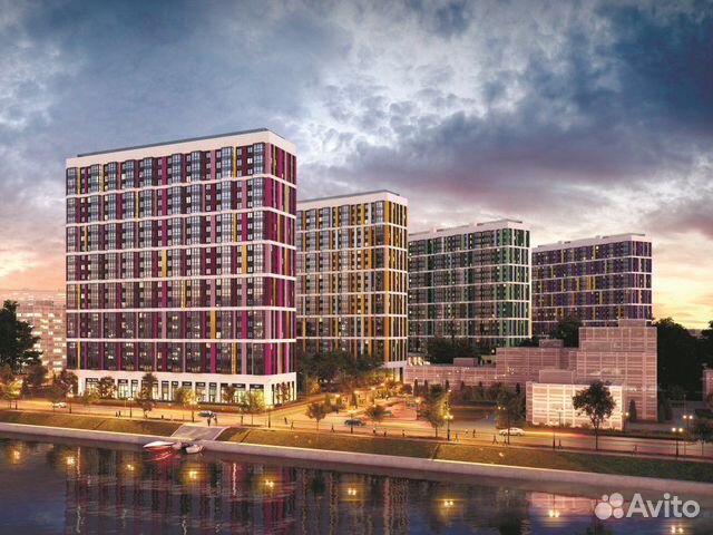 1-к квартира, 43.6 м², 8/22 эт. 1-к квартира, 43.6 м², 8/22 эт.