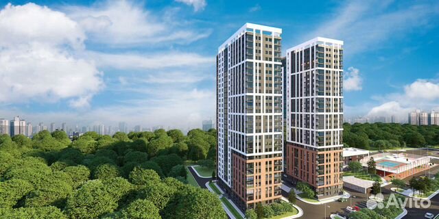 2-к квартира, 35.8 м², 25/26 эт.