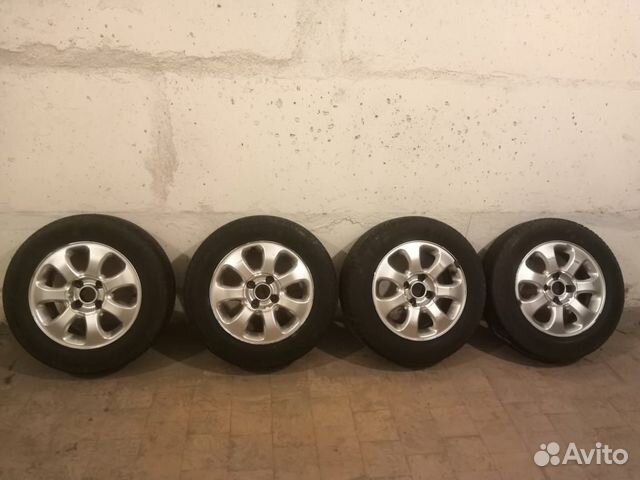 Летняя резина с дисками R15 (Пежо406)