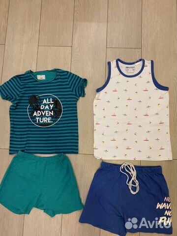 Пижамы, майка zara, tezenis д/м