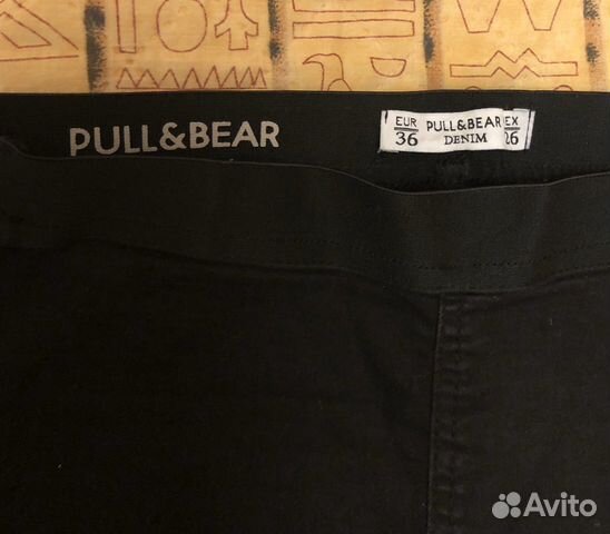 Джинсовые леггинсы Pull&Bear