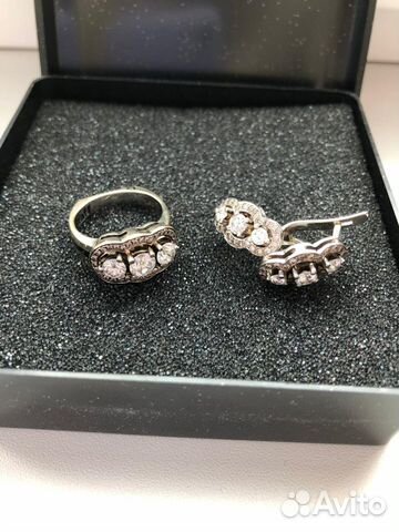 Graff кольцо и серьги с бриллиантами Graff кольцо и серьги с бриллиантами