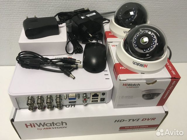 Комплект видеонаблюдения на 2 внутренние камеры