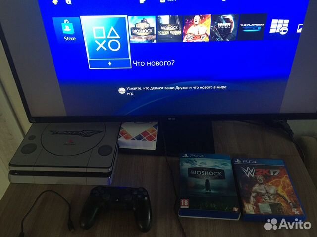 Playstation 4 slim (ps4) 500gb + игры Playstation 4 slim (ps4) 500gb + игры
