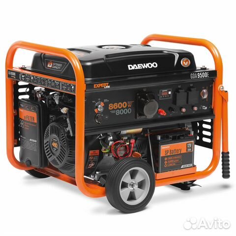 Генератор бензиновый GDA 9500E daewoo