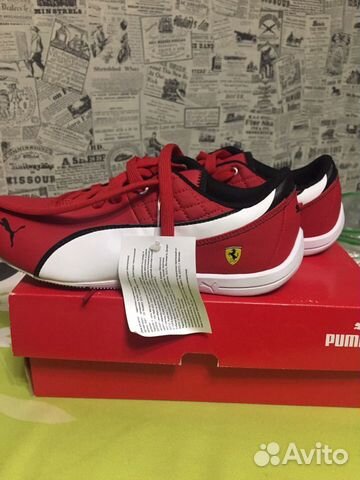 Кроссовки puma Ferrari женские 38 размер Кроссовки puma Ferrari женские 38 размер