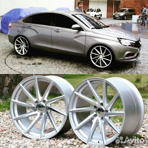 Новые диски R17 Vossen CVT 4*100 на Vesta/RIO/Larg Новые диски R17 Vossen CVT 4*100 на Vesta/RIO/Larg