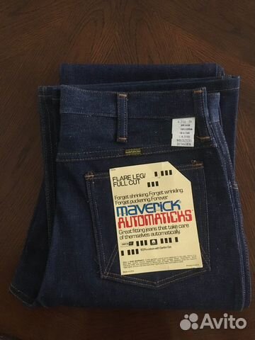 Джинсы Maverick Blue Bell 32x36 made in USA винтаж