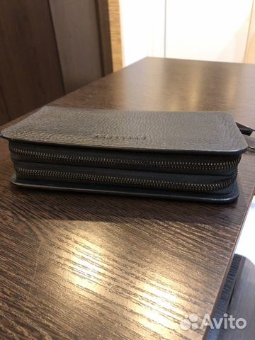 Портмоне Burberry, кошелек мужской, две секции