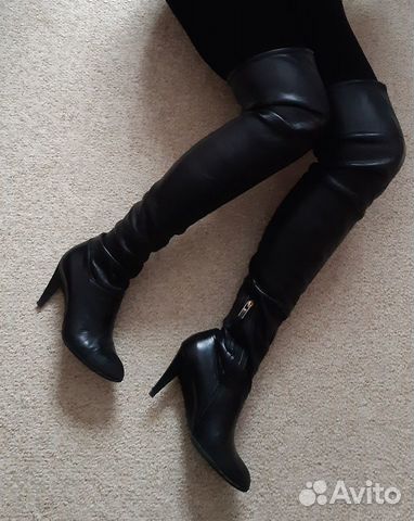 Ботфорты демисезон Ив сен лоран YSL